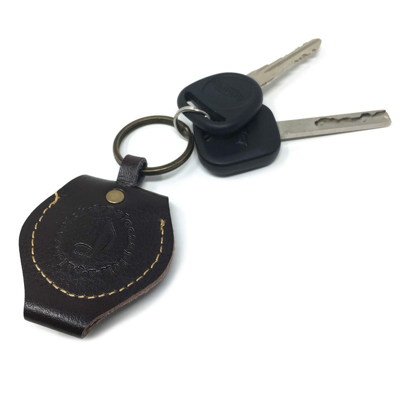 Pick-A-Palooza DIY Guitar Pick Punch Leather Key Chain Pick Holder - Brown - Image 5